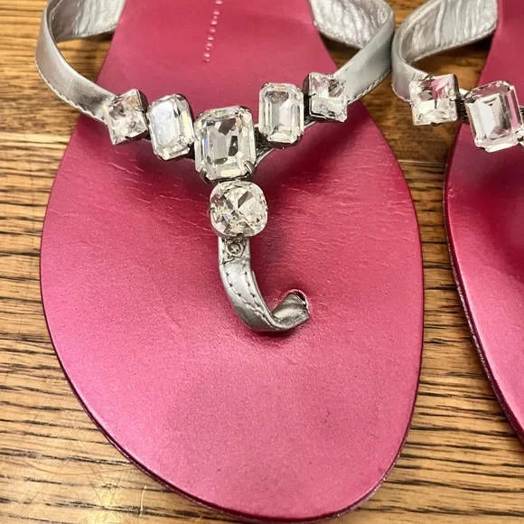 Crystals Giuseppe Zanotti Sandals Pink - Picture 3 of 14